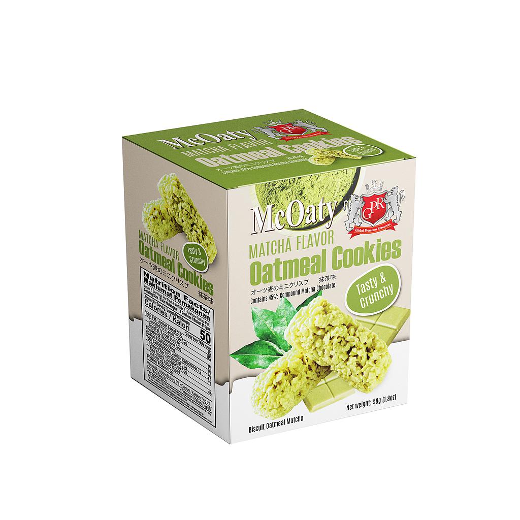 GPR Matcha Flavors Oatmeal Cookies 50g