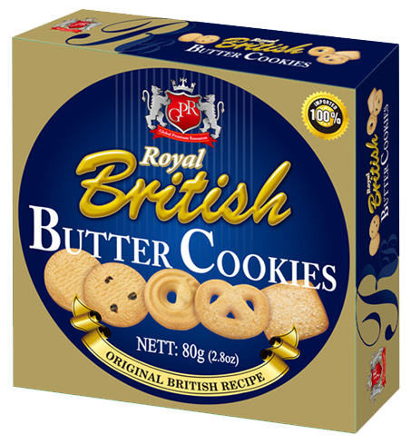 Wedding ( 3 WEEKS PRE-ORDER ) GPR Royal British Butter Cookies (80g x 36 Pcs) *Minimum 1 CTN